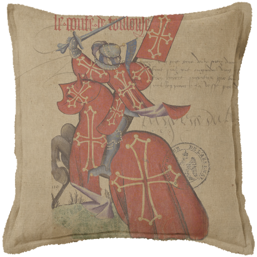 "Comte de Toulouse" Canvas Cushion