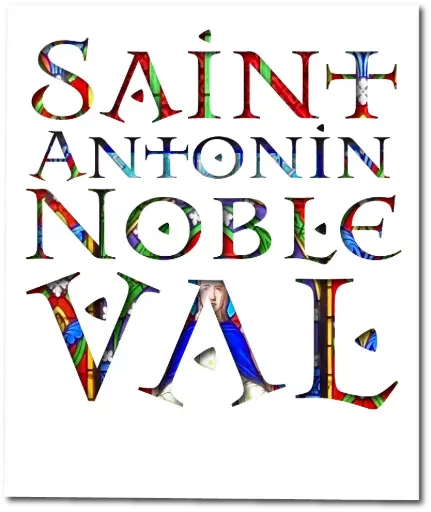 "St Antonin Block Stained Glass Outline Logo" Vapor SpunSoft Tech Tee - Enfants