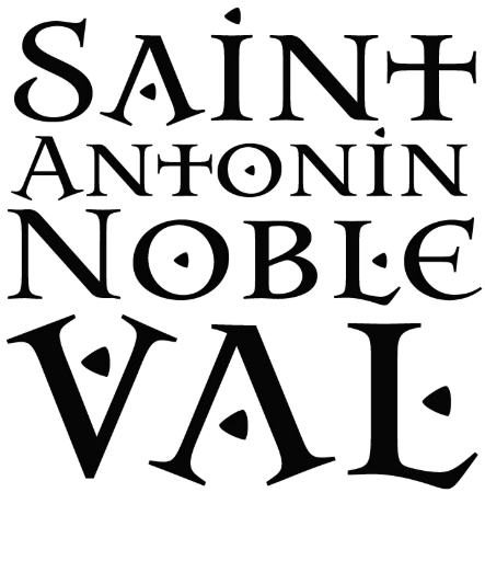 "St Antonin Block Logo" Vapor SpunSoft Tech Tee