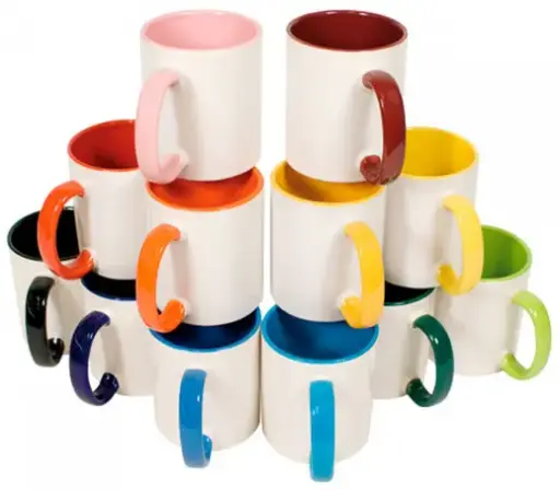 Ceramic Mug - Accent Colour Blank