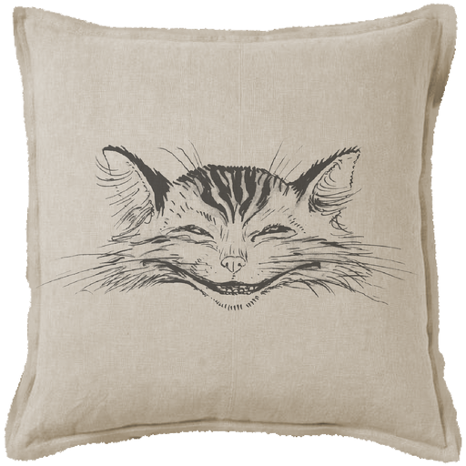 "Cheshire Cat" Canvas Cushion
