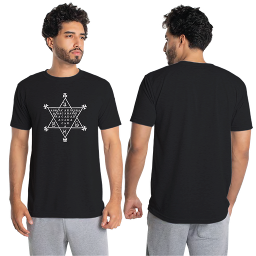 "Abracadabra Star of David" T-Shirt Black