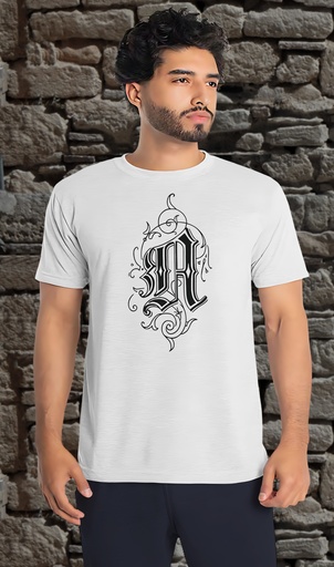 Alphabet "Old English Style" T-Shirt Unisex